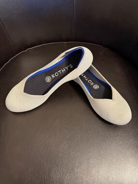 Rothy's Round Toe Birdseye Flats Size 7.5